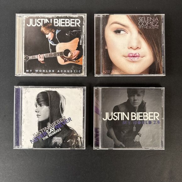 Selena Gomez & Justin Bieber CDs - Lot Of‎ 4 - Picture 1 of 13